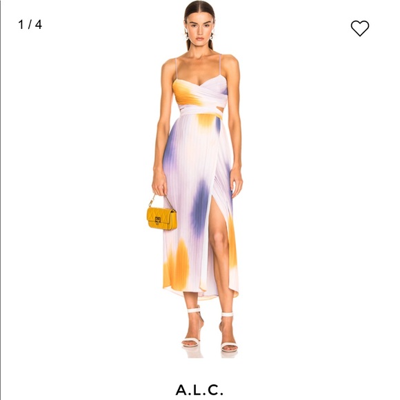 alc sienna pleated dress